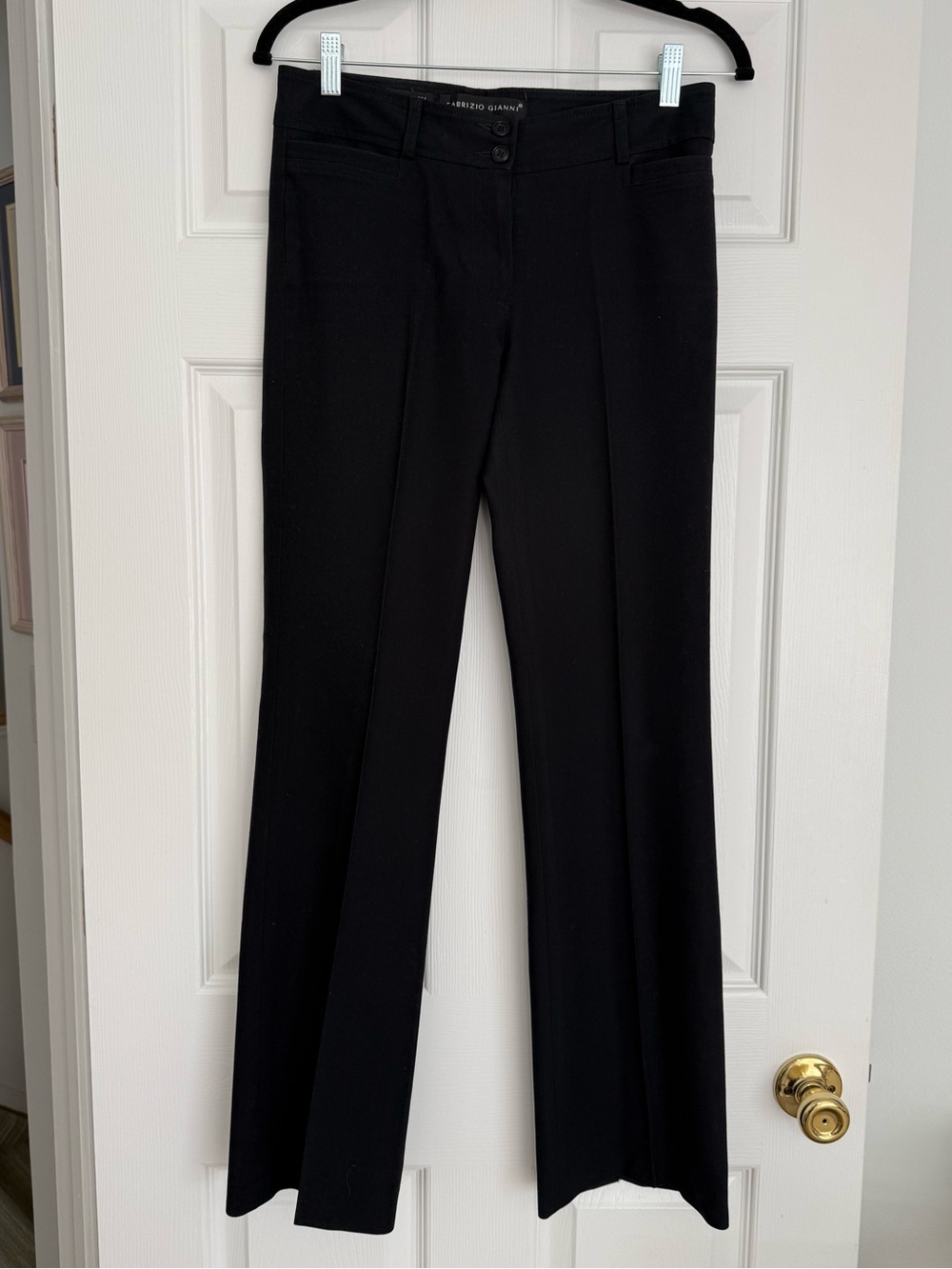 Fabrizio Gianni Black Stretch Trouser